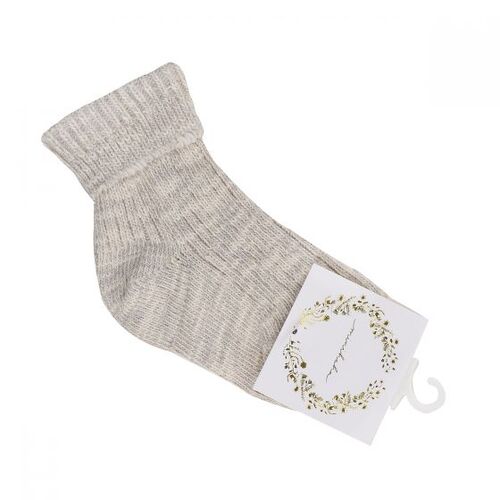 Oat Twist Short Socks