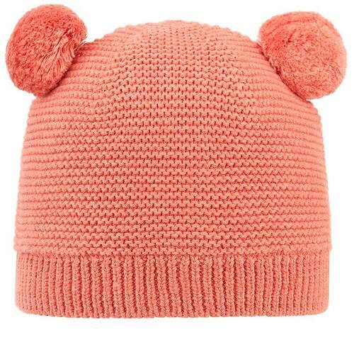 Organic Beanie Snowy - Coral