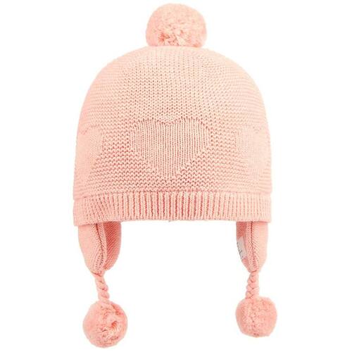 Organic Earmuff Beanie Fantasy - Hearts