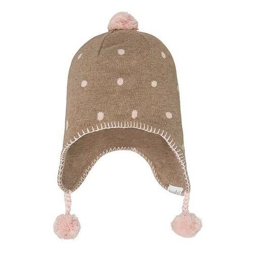 Organic Beanie Earmuff Magic - Cocoa