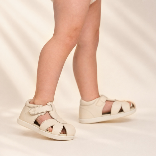 Sandal | Closed Toe Leather | Fleur Stone