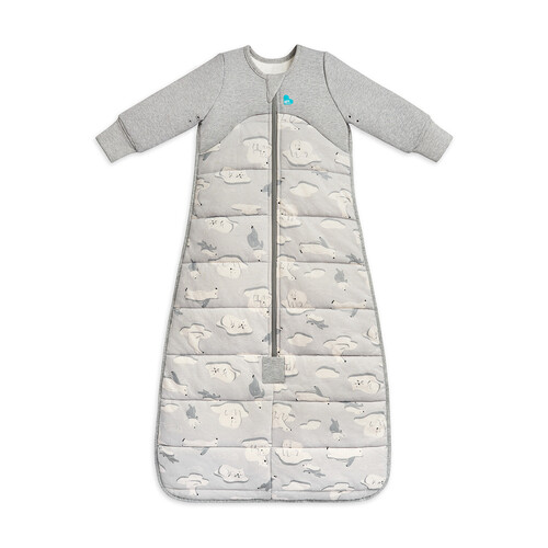 LOVE TO dream Sleep Bag Extra Warm - 3.5 Tog -  South Pole Grey