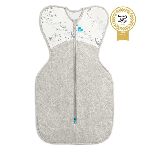 LOVE TO dream Swaddle Up Warm - 2.5 Tog - White/Grey 