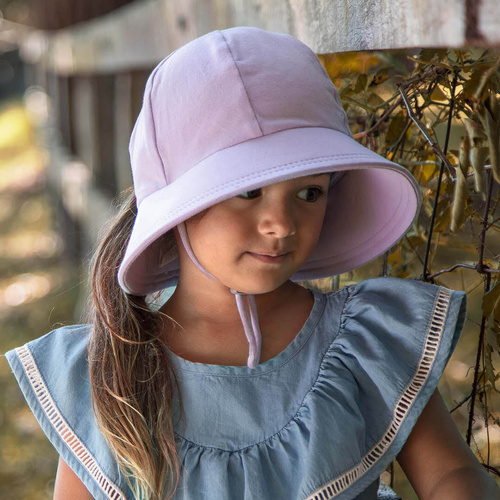 Ponytail Bucket Sun Hat I Lilac
