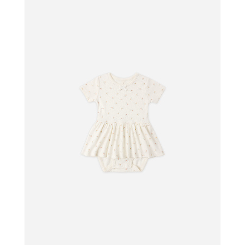 Bodysuit | Pointelle Skirted | Petit Fleur Ivory
