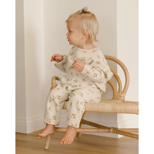 Waffle Slouch Set - Honey Flower