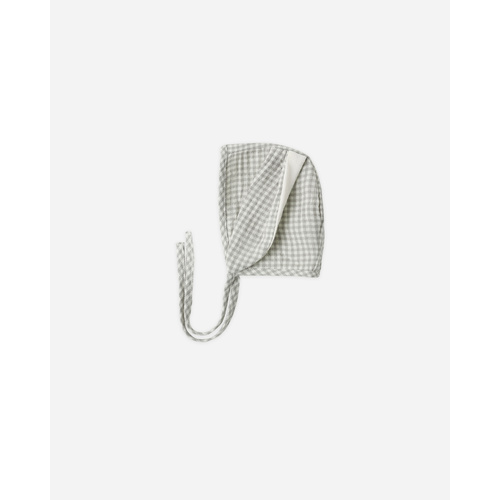 Bonnet | Floppy Bunny Ears | Sage Gingham