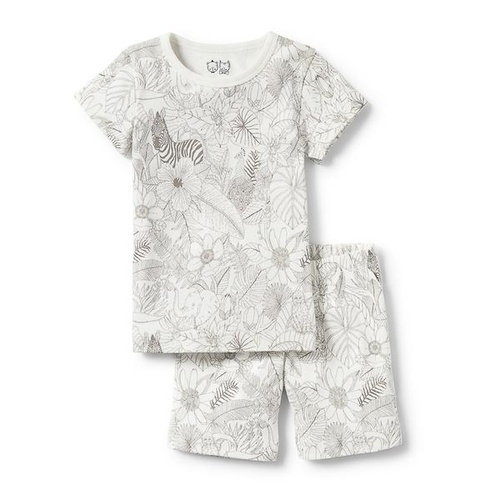 Short Sleeve Pyjama Set - Peekaboo