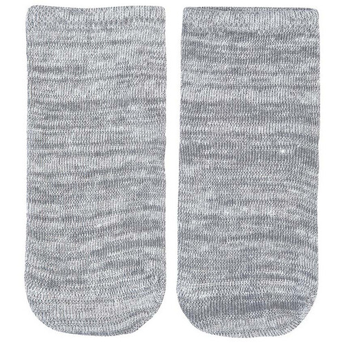 Organic Ankle Marle Socks - Pebble