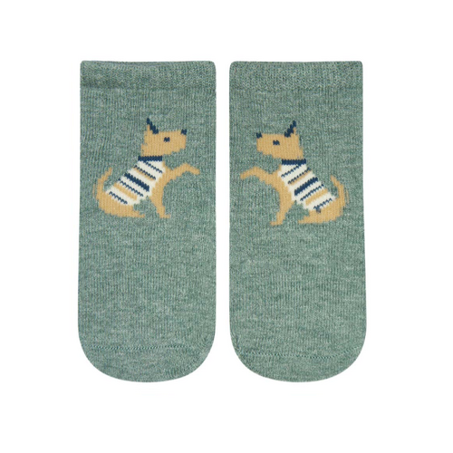 Organic Baby Ankle Socks - Lap Dog