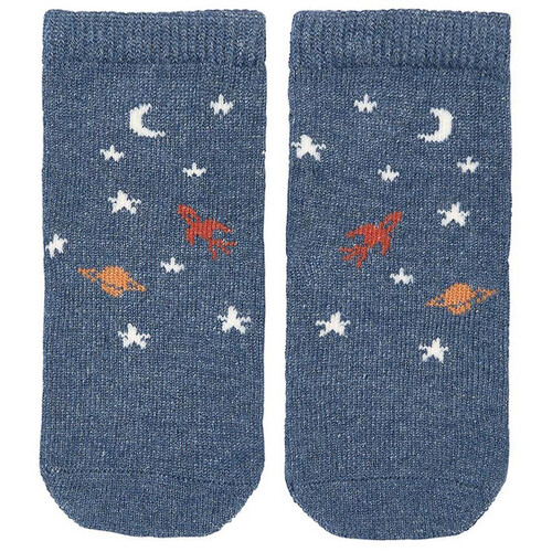 Organic Baby Ankle Socks - Space Race