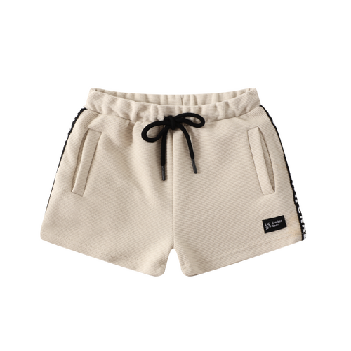 Arrow Detailed Shorts - Oatmeal