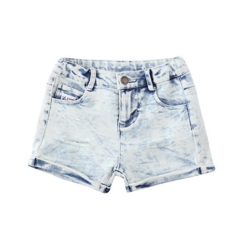 Frankie Denim Shorts - Blue