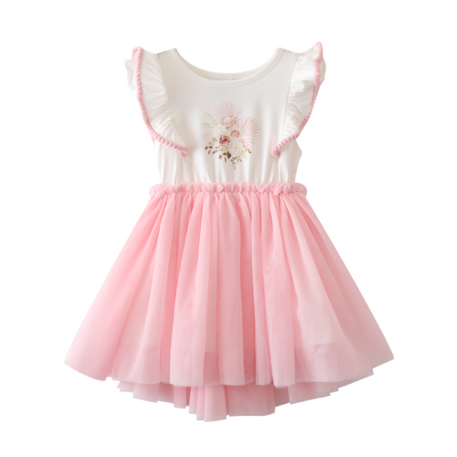 Charlie Scoop Back Tutu Dress - Pink