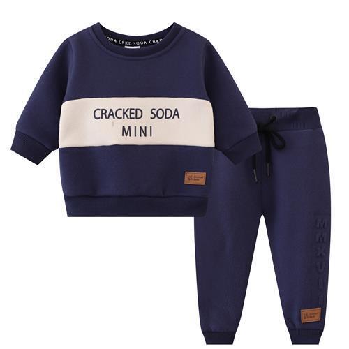 Felix Fleece Set - Navy