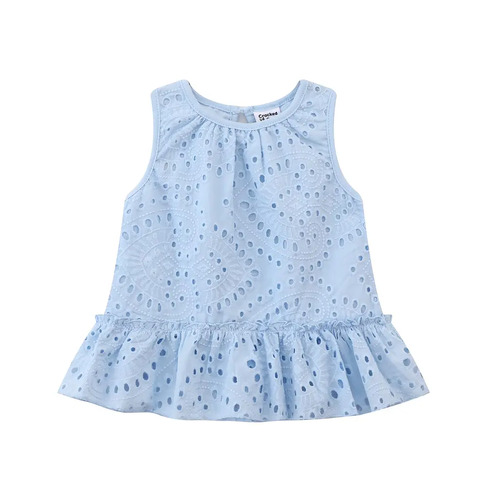 Cove Frill Top - Blue