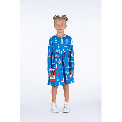 Rock Your Kid High Seas Dress - Blue