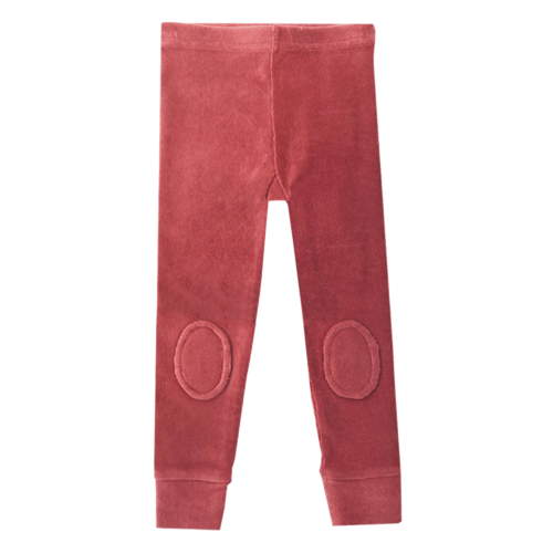 Rock Your Baby Dark Pink Corduroy Knee Patch Tights