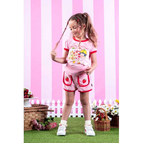 Rock Your Kid Strawberry Shortcake Shorts - Pink