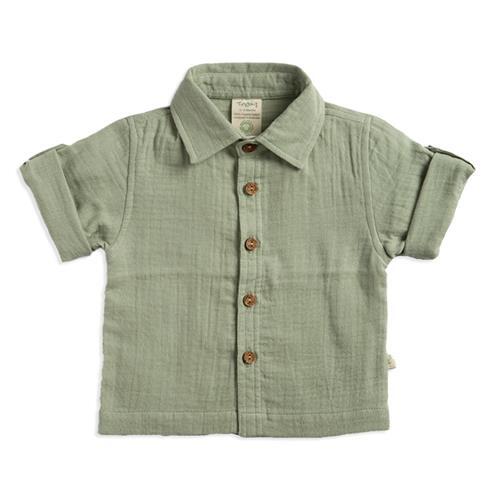 Cambric Shirt - Sage Crinkle