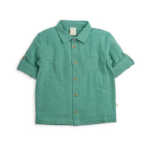 Roll-Up Shirt - Jade