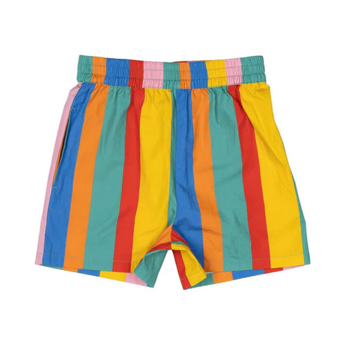 Rock Your Kid Rainbow Stripes Shorts