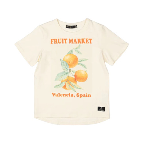 Rock Your Kid Fruit Market T-Shirt - Cream