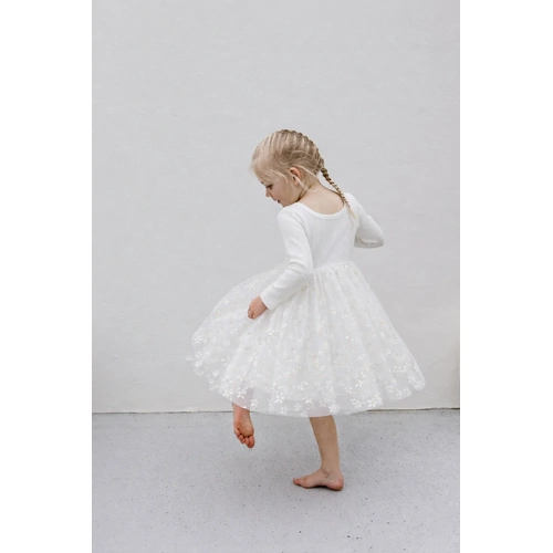 Long Sleeve Tulle Dress I Golden Daisies