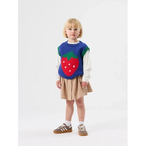 Vest | Knit | Jumbo Strawberry