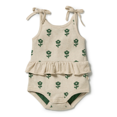 Playsuit | Knitted Jacquard | Fleur