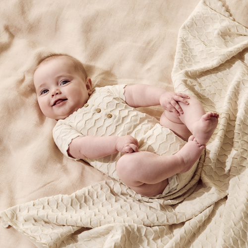 Bodysuit | Knitted Chevron | Milk Cloud