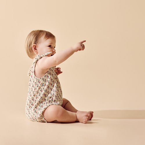 Playsuit | Crinkle Tie | Little Blossom