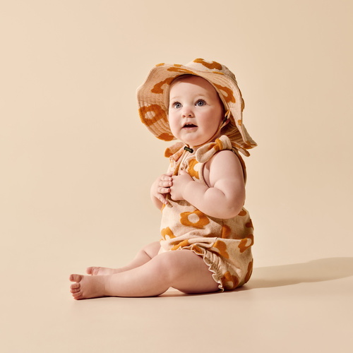 Playsuit | Terry Tie | Daisy Glow