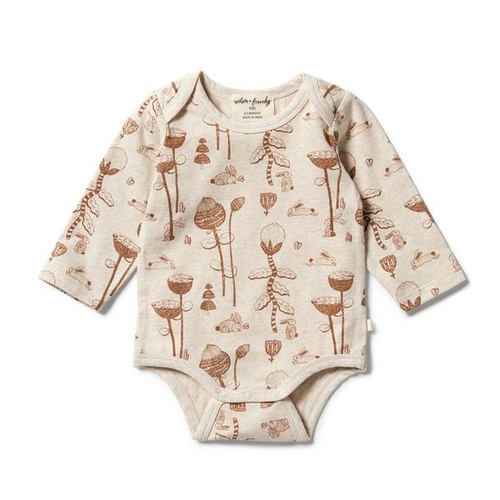 Organic Envelope Bodysuit - Bunny Hop