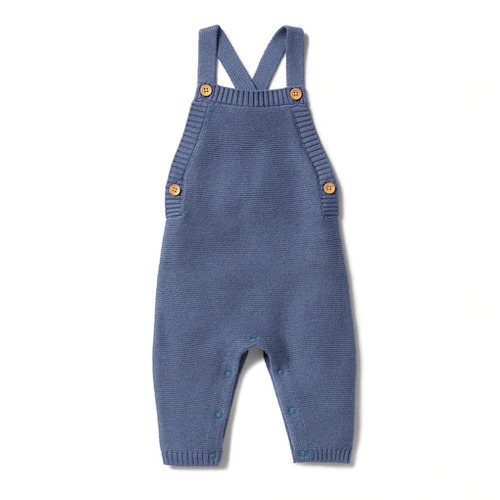 Knitted Overall- Blue Depths