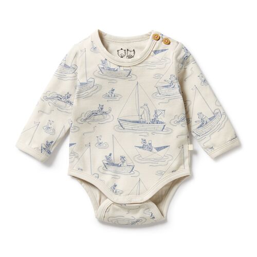 Organic Bodysuit - Sail Away