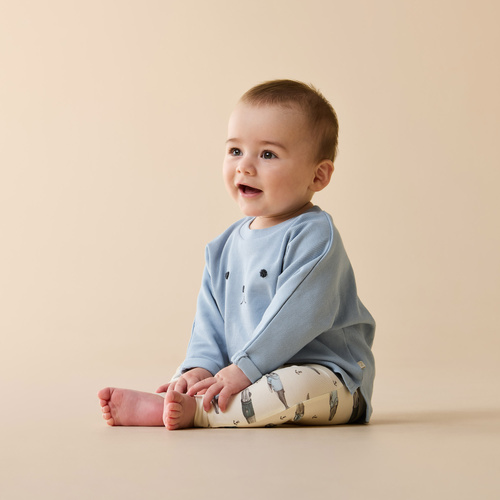 Leggings | Organic Cotton Jersey | Woolly Whales