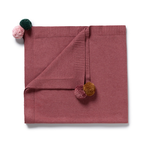 Blanket | Knit | Rhubarb