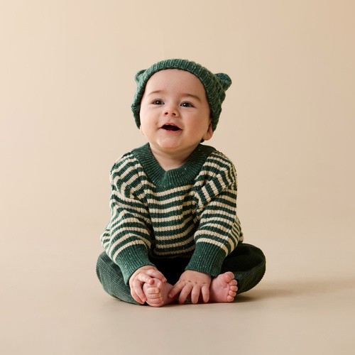 Jumper | Knit | Clover Stripe