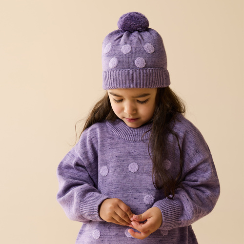 Jumper | Bauble Knit | Mulberry