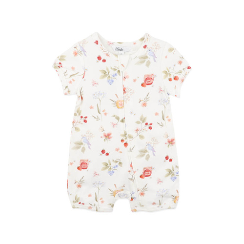 Romper | Short Sleeve | Poppy Print