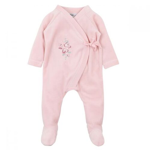 Ella Kimono Onesie - Pale Pink