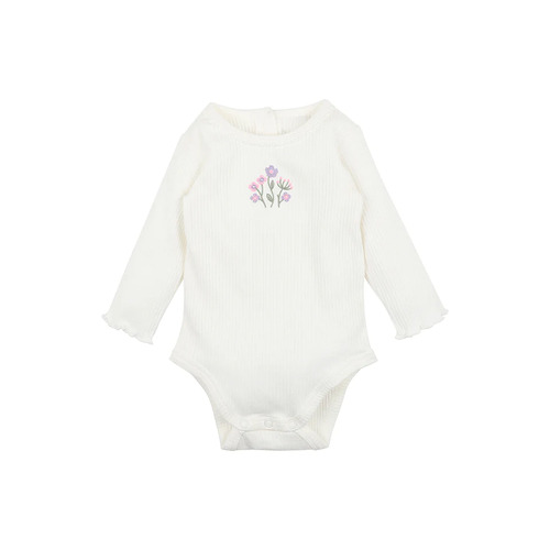 Lucie Rib Bodysuit - Cream