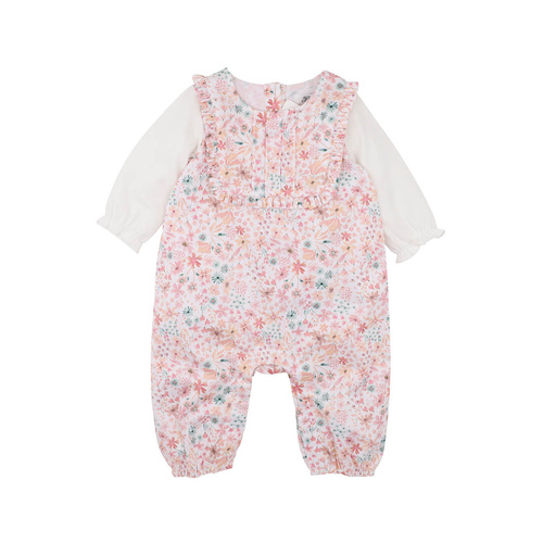 Onesie | Long Sleeve Woven | Fern Floral