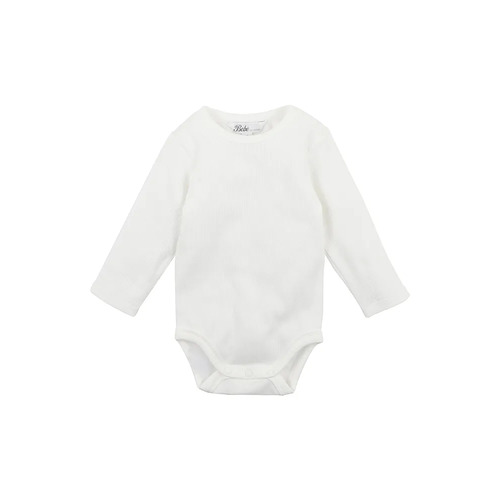 Rib Bodysuit - Cloud