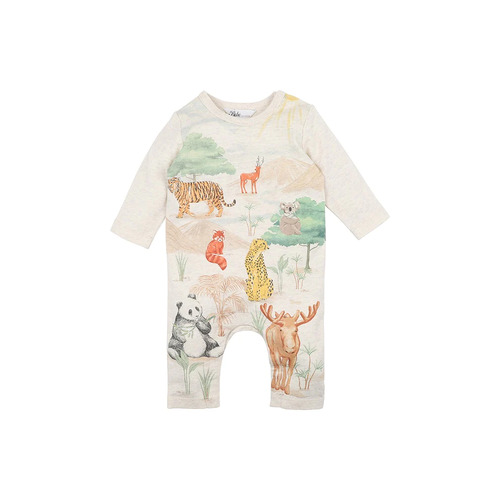 Scout Scenic Romper - Oatmeal Marle