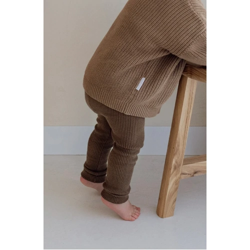 Leggings | Knitted Rib | Cyrus [Brown]