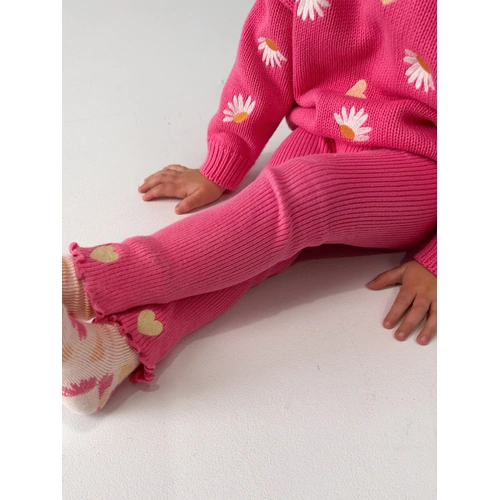 Leggings | Knitted Rib | Marlow [Raspberry]