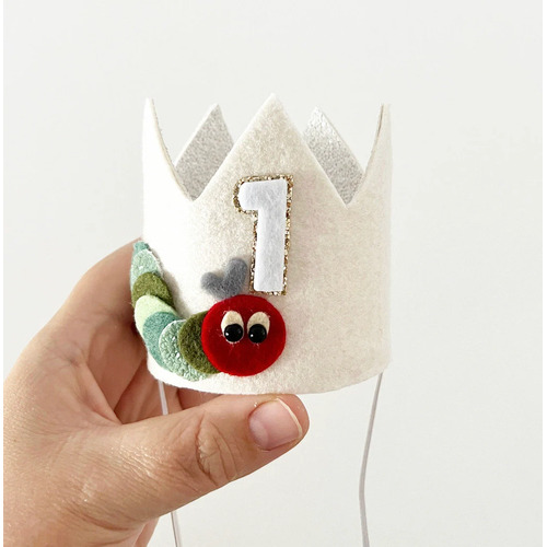 Party Crown - Hungry Hungry Caterpillar First Birthday