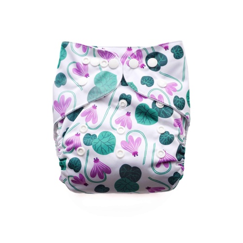 Evia Nappy - Periwinkle Bloom